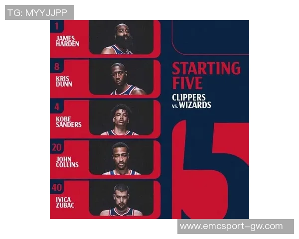 快船与公牛首发阵容对决哈登领衔挑战邓恩与桑德斯组合